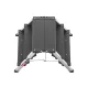 Hailo Master D70 dvipusis sulankstomas pakopų suolelis, 2x3 pakopos