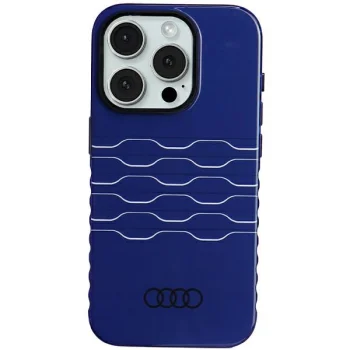 Audi IML MagSafe dėklas iPhone 15 Pro 6.1", mėlynas