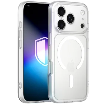 Apsauginis dėklas 3Mk Protection Misty MagCase skirtas iPhone 17 Pro Max, balta