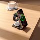 QI15W-A42 3in1 Inductive Charger with MagSafe Apple Devices - Gray