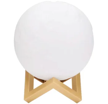 Mėnulio formos LED naktinė lempa, šaltai balta