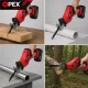 OPEX TOOLS OPX28013 akumuliatorinis tiesinis pjūklas, 21V su 2 akumuliatoriais ir dėklu