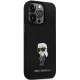 Karl Lagerfeld dėklas iPhone 14 Pro Max telefonui Silicone Ikonik, juodas