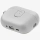 Ausinių dėklas Uniq Clyde, AirPods Pro 3rd Gen, pilkai smėlinis