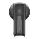 PULUZ PU789B silikoninis dėklas su objektyvo dangteliu DJI Osmo 360, juodas