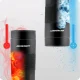 Termosas Berdsen BD-784 su šiaudeliu, 590 ml, juodas