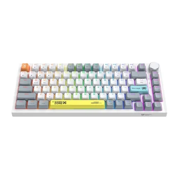 Mechaninė žaidimų klaviatūra ONIKUMA G52, 82 klavišai, RGB, juoda
