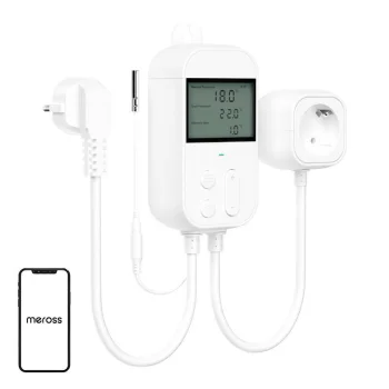Išmanusis lizdas su termostatu Meross MTS960HK (HomeKit)