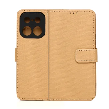 Atverčiamasis dėklas TFO Smart Triangle skirtas Realme 16 Pro 5G, rudas