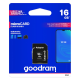 Goodram 16 GB microSDHC atminties kortelė (U1 100MB/s)