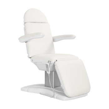 Elektrinis kosmetologinis gultas Sillon Eclipse, 3 varikliai, baltas
