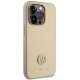 Guess dėklas iPhone 15 Pro telefonui 4G Metal Logo Strass, auksinis