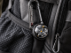 Magnetic Carabiner Compass with Thermometer for Survival, Black
