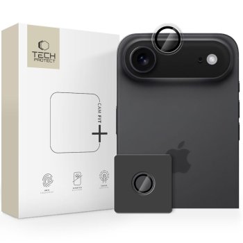 Tech-Protect Camring Fit+ Camera Protector for iPhone 17 Air, Clear