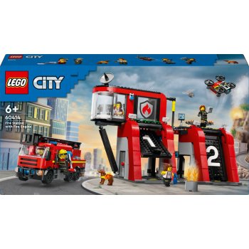 Lego City 60414 Gaisrinė su gaisriniu automobiliu
