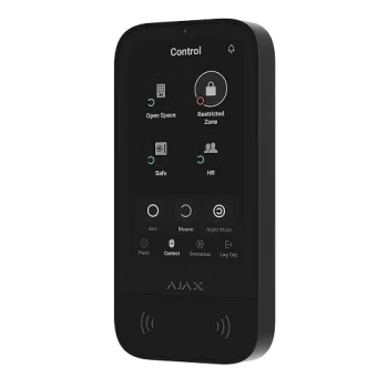 Ajax KeyPad TouchScreen Wireless Control Keypad, Black