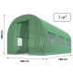 Sodo šiltnamio tunelis Case 123401, 2x3,5 m (7m2), žalias
