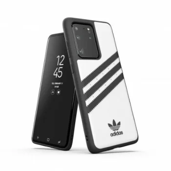 Adidas Samsung Galaxy S20 Ultra dėklas OR Moulded, juodas / baltas