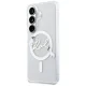 Karl Lagerfeld IML KC Script MagSafe Case for Samsung Galaxy S26 Plus - Transparent