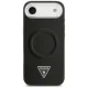 Guess Triangle Logo MagSafe dėklas telefonui iPhone Air, juodas