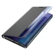 Atverčiamas dėklas su išmaniuoju langeliu Xiaomi Redmi K40 Pro+ / K40 Pro / K40 / Poco F3, mėlynas