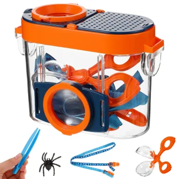 Kids Insect Observation Magnifier with Tweezers and Neck Strap