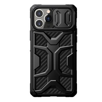 Nillkin Adventurer Case for iPhone 13 Pro Armored Cover with Camera Protector, Black