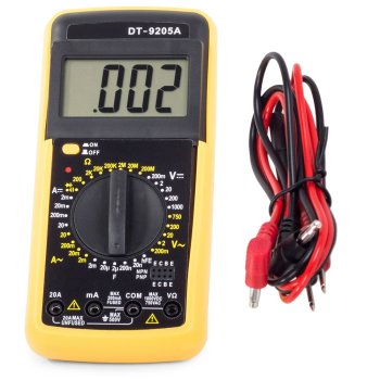 Skaitmeninis multimetras DT9205A su LCD ekranu