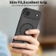 Tech-Protect dėklas iPhone 17 Air BasicMag MagSafe, matinis juodas