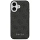 Guess 4G Classic Logo MagSafe dėklas iPhone 17 telefonui, juodas