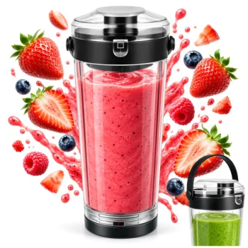 Zortiva ShakeWave trintuvo indas 600 ml, skaidrus/juodas