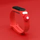 Dirželis Strap Xmas, skirtas Xiaomi Mi Band 3 / 4, Raudonas