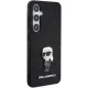 Karl Lagerfeld Glitter Ikonik Logo Case for Samsung Galaxy S24+ Black