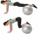 Exercise Fitness Gym Pilates Yoga Peanut Ball - Silver, 50 cm