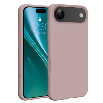 Dėklas Etteri Silicone Mag telefonui Apple iPhone 17 Air, šviesiai rožinis