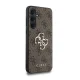 Guess Samsung Galaxy A35 Case 4G Big Metal Logo, Brown