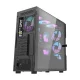 Kompiuterio korpusas Darkflash DK431 Mesh su 4 ARGB ventiliatoriais, juodas