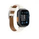 AmazingThing Class Band odinis dirželis Apple Watch 45 / 46 / 49 mm, šviesiai smėlinis