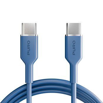 Puro ICON USB-C į USB-C laidas 1.5m, mėlynas