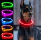 Šviečiantis LED RGB antkaklis šunims ir katėms, L dydis (iki 70 cm)