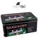 Malatec Texas pokerio rinkinys su 200 žetonų metalinėje dėžutėje