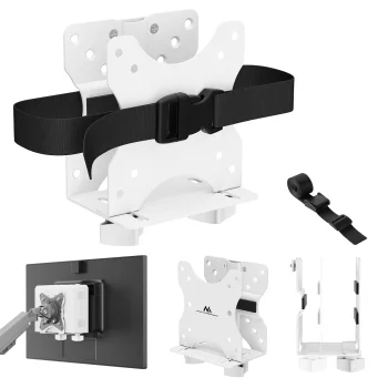 Mini kompiuterio laikiklis Maclean MC-115 W, VESA, 17–70 mm, baltas