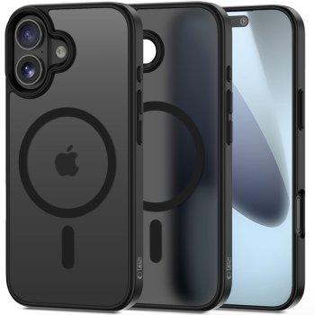 Dėklas „Tech-Protect MagMat MagSafe“ skirtas „iPhone 17“, juodas matinis