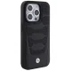 BMW Leather Seats Pattern dėklas telefonui iPhone 15 Pro Max 6.7\", juodas