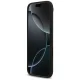 Guess Silicone Triangle Logo MagSafe dėklas iPhone 17 Air, juodas