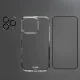 Apsaugos rinkinys SBS iPhone 16 Pro Max su D3O: dėklas ir apsauginiai stiklai, skaidrus