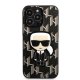 Karl Lagerfeld dėklas Monogram Ikonik Patch, skirtas iPhone 13 / 13 Pro, juodas