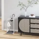 Maclean MC-472 Compact Umbrella Stand, White