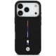 BMW M Silicon Tricolor Line MagSafe dėklas iPhone 17 Pro, juodas