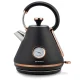 Berdsen BD-701 elektrinis virdulys su termometru, 1.7 l, juodas